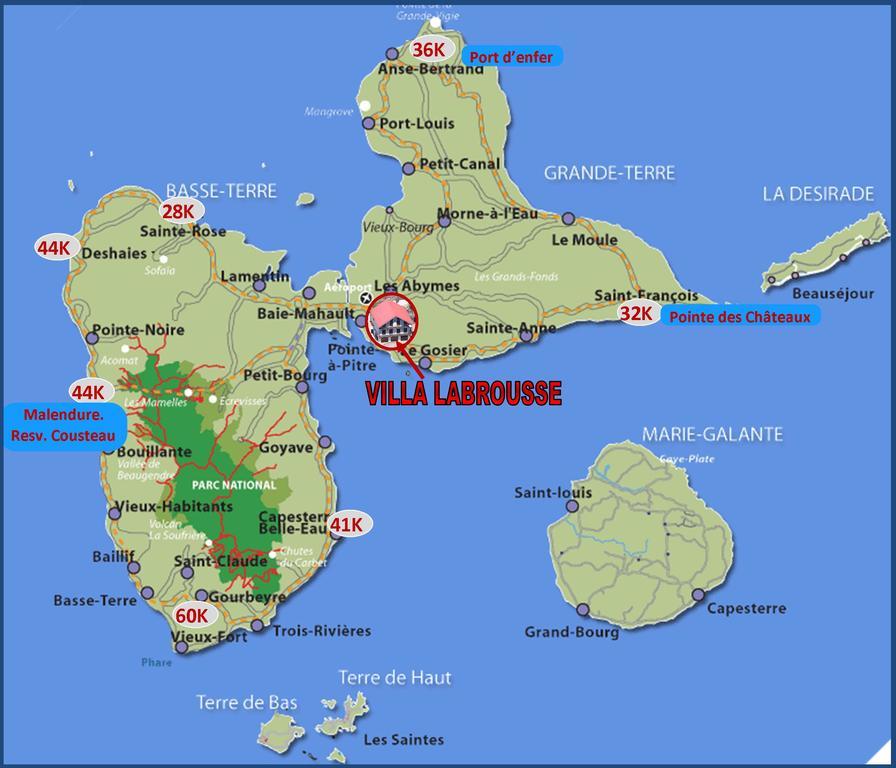 Villa Labrousse Le Gosier  Eksteriør billede